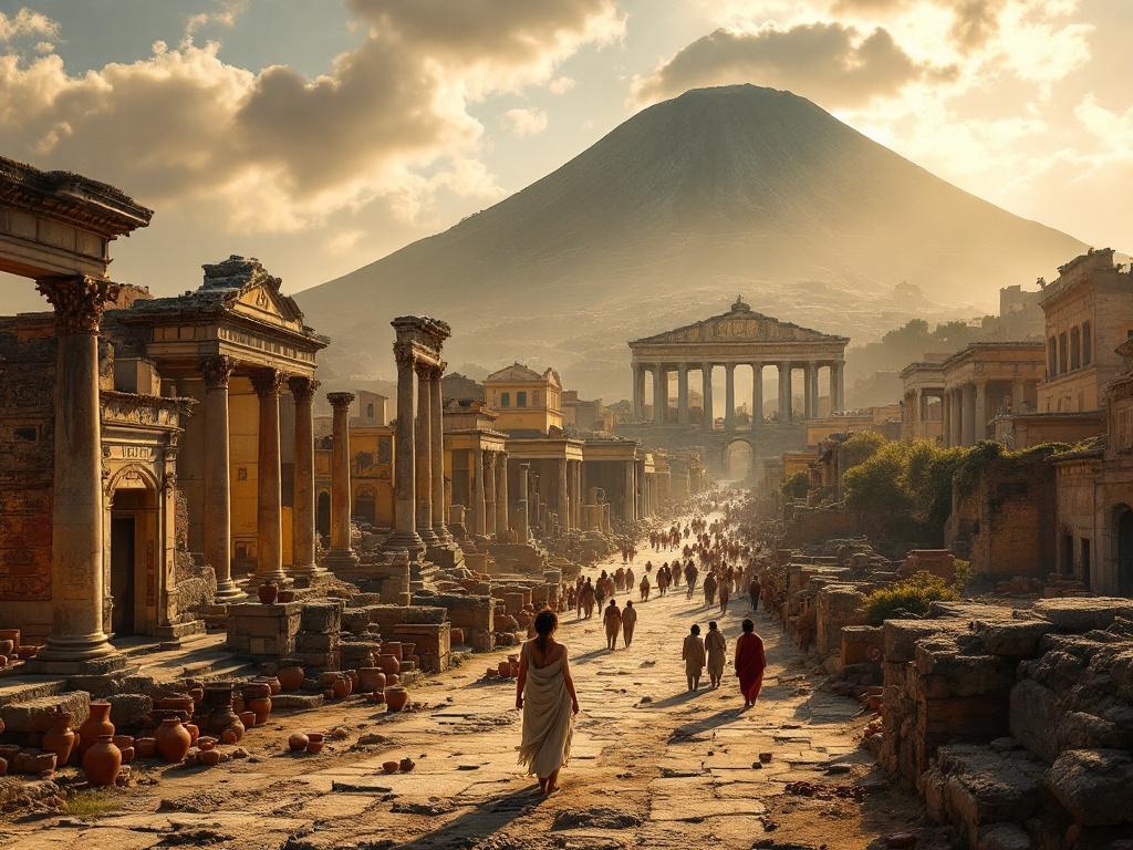 Exploring the Ruins of Pompeii